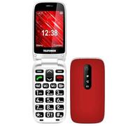 Teléfono Móvil Telefunken S445 para Personas Mayores/ Rojo