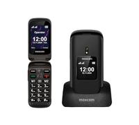 Teléfono Móvil para Personas Mayores 4G con Tapa, Senior, Fácil de Usar, Botón SOS, Teclas Grandes, Iconos Grandes, Pantalla Grande y Doble, Volumen Alto, Base de Carga, Batería 1000 mAh, MAXCOM MM834