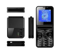 Teléfono Móvil para Personas Mayores con Tapa Desbloqueado con Pantalla Dual, Botones Grandes 2G, Teléfono con Tapa para Personas Mayores, Diámetro Rápido de una Tecla, Sonido
