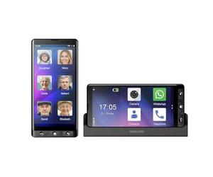 Teléfono Móvil para Personas Mayores MAXCOM MS601, Smartphone para Mayores con Whatsapp, Iconos Grandes, Botón SOS, Pantalla Grande 6”, Base de Carga, Volumen Alto, Android 14, Batería 4000 mAh, 64GB