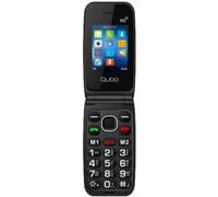 Teléfono móvil Qubo NEO2 NW BK 4G negro dual SIM pantalla 2,4" SOS
