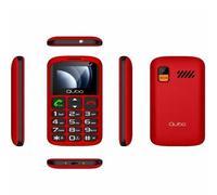 Teléfono Móvil Qubo P-186RD 4G para Personas Mayores/ Rojo