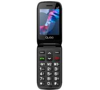 Qubo P-221RD 4G 2,8" Dual SIM Botón SOS Rojo