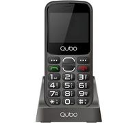 Teléfono móvil Qubo X-230BKC 4G Dual SIM Negro para mayores, pantalla 2,31", cámara 0,08 MP