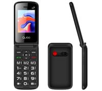Teléfono Móvil Qubo X-247 4G para Personas Mayores/ Negro