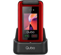 Qubo X-247RDC 4G 2,4" Doble pantalla SOS Rojo