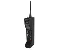 Teléfono móvil Retro Vintage Iron Plantilla de Plantilla de teléfonos celulares a la Antigua (Negro)