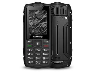 Teléfono Móvil Ruggerizado Hammer Rock/ Negro