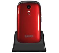 Teléfono Móvil SAIET FOCUS 2,8" Flip Activo SOS Botones GRANDES Rojo