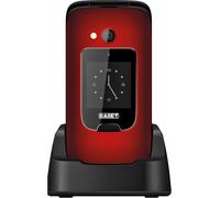 Teléfono Móvil SAIET SCUDOTRE+ SCUDO 3 PLUS 2.4”+1.44” Flip Activo SOS ROJO