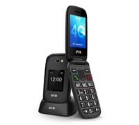 SPC Harmony 2 - Teléfono móvil para Personas Mayores | Teclas Grandes, 4G y Doble Pantalla antirrayaduras (2,8”+1,77”) | Botón SOS y Perfil Ice | Volumen 104dB y Compatible con audífonos, Negro
