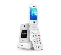 SPC Harmony 2 - Teléfono móvil para Personas Mayores | Teclas Grandes, 4G y Doble Pantalla antirrayaduras (2,8”+1,77”) | Botón SOS y Perfil Ice | Volumen 104dB y Compatible con audífonos, Blanco