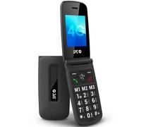 SPC Titan 2 - Teléfono móvil de Tapa para Mayores con 4G, Teclas Grandes, Timbre Alto 105dB y Pantalla 2,4” | Fácil de Usar y configuración remota | 3 memorias directas | Batería hasta 7 días - Negro