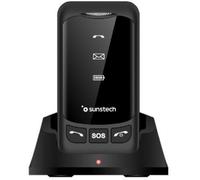 Telefono movil Sunstech CELT25 4G Dual SIM 2.8" SOS base de carga Negro