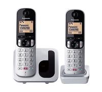 Teléfono - Panasonic KX-TGC250SP, Dúo, Inalámbrico, 1.6", 50 contactos, Bloqueo