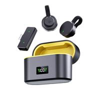 Teléfono Para Teléfono | Corbata Miniatura de Reducción de Ruido con Caja de Carga - Electrónica De Audio De Reducción De Ruido Para Cámara, PC, Ordenador Portátil, Teléfono Móvil Y Ordenador