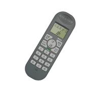 Teléfono portátil con cable con función de remarcado, pantalla LCD de alto contraste, comprobador de línea para uso en casa y oficina, rastreadores de llamadas portátiles