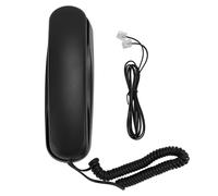 Teléfono residencial con Cable, teléfonos de Pared Retro, teléfonos fijos de fácil Montaje en Pared, Interfaz de operación Conveniente Teléfono Retro montado en la Pared para Hotel (Negro)