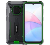 Teléfono Resistente Blackview BV6200, Batería 13000mAh, 8GB+64GB(1TB Extensión), 6.56'' HD+, ArcSoft® 13MP+8MP, Android 13 Dual SIM, IP68 MIL-STD-810H Smartphone Antigolpes Impermeable, GPS Verde