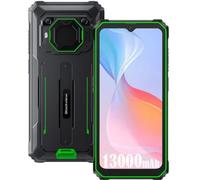 Teléfono Resistente Blackview BV6200 Pro, 12GB+128GB(1TB Extensión), Batería 13000mAh, 6.56'' HD+, ArcSoft® 13MP+8MP, Android 13 Dual SIM, IP68 MIL-STD-810H Smartphone Antigolpes Impermeable, Verde