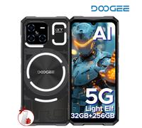 Teléfono Resistente DOOGEE Blade GT, 32 GB de RAM, 256 GB de ROM, Efecto de Luz LED, Dimensity 7050, Pantalla FHD+ de 6.72'', 120 Hz, Batería de 5500 mAh, Smartphone con NFC 12GB 256GB Black