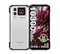 Teléfono Resistente DOOGEE Blade10 Max, Pantalla IPS de 6.56 Pulgadas y 90 Hz, 8 GB de RAM, 256 GB de Almacenamiento, Pantalla Trasera de 1.54 Pulgadas, Cámara Principal con IA de 50 MP, Batería de 8G
