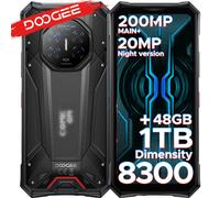 Teléfono Resistente DOOGEE S300 Plus 5G, Pantalla de 6.78 Pulgadas, Cámara de 200MP, Dimensity 8300, 48GB (12+36GB) RAM, 1TB ROM, Batería de 11000mAh, Android 16, Carga Rápida de 120W 12GB 1TB Gray