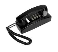 Teléfono Retro Montado en la Pared, Teléfonos Retro de Pared para Línea Fija con Timbre Mecánico Fuerte, Volumen Ajustable, Teléfono Fijo Antiguo con Cable