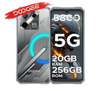 Teléfono robusto DOOGEE Blade GT Play 5G 20 GB RAM (8 12) ROM con efecto de luz Go, cámara LED, IA, Dimensity 7025 8GB 256GB Black