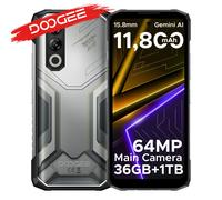 Teléfono robusto DOOGEE Blade20 Max con pantalla de 120Hz, 36 Go de RAM (12 24), 1 To de ROM, batería Gemini AI de 11800 mAh, Smartphones Android 15 12 Go 1 To Green