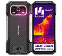 Teléfono robusto Ulefone Armor 27T 4G con cámara de visión nocturna de 10600 mAh, Android 14, hasta 24 GB + 256 GB, carga rápida de 120 Hz y 33 W