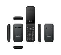 Teléfono senio con Tapa y 4G Qubo X-209 Negro