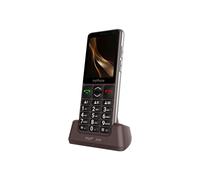 Teléfono Senior con teclas de memoria Autonomía 18 días base de carga myPhone Marrón