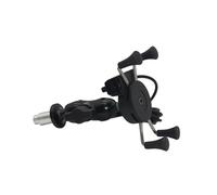 Teléfono Soporte Placa Navegación GPS Para Para S1000RR Para S1000 RR 2010-2018 Para HP4 2012-2015 Teléfono Motocicleta Vástago Horquilla Navegación GPS USB Soporte Teléfono Móvil(With USB Charger)