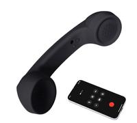 Teléfono vintage, auricular inalámbrico retro, teléfono recargable portátil con cómodo diseño de llamada, material duradero, accesorio clásico de comunicación para el hogar, para cocina, mesita de
