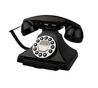 Teléfono vintage con cable, teléfonos fijos retro para el hogar, teléfono de trabajo de casa antigua de una sola línea con timbre fuerte para personas mayores, teléfono de escritorio clásico antiguo