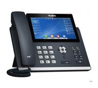 Teléfono yealink t48u 16 cuentas sip con poe con pantalla táctil