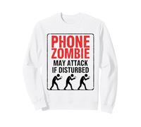 Teléfono Zombi Puede atacar si se perturba Sudadera