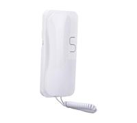 Teléfonos con cable Teléfonos fijos ligeros y montados en la pared Teléfonos bidireccionales para empresas Servicios a domicilio (blanco)