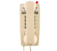 Teléfonos de Pared clásicos para teléfono Fijo con Timbre mecánico, teléfono de Pared de una Sola línea 2554 con indicador de Correo de Voz, teléfono Retro montado en la Pared Impermeable, teléfono