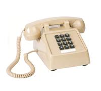 Teléfonos fijos clásicos de volumen extra fuerte mecánico timbre hogar teléfono con cable para ancianos mayores retro botón teléfono
