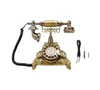 Teléfonos Fijos de Casa Nostalgia Teléfono con Cable y Tono de Llamada Cambiable Retro Teléfono Fijo Telefono Fijo Sobremesa Puede Aplicarse Hogares, Oficinas, Cafeterías, Hoteles Estrellas