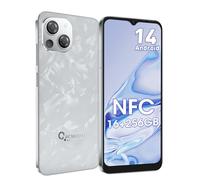 Teléfonos inteligentes CWOWDEFU S18 16GB+256 GB/ 1TB Teléfonos móviles gratis, pantalla Incell FHD de 6.58 "Batería de 5000 mAh, cámara de 48MP Android 14 Móvil, Face ID/Huella digital/NFC/GPS, Blanco