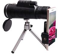 Teléfonos móviles Telescopio monocular con brújula y trípode Telescopio Refractor astronómico Mini telescopio Aplicación Duradera para Exteriores Vision