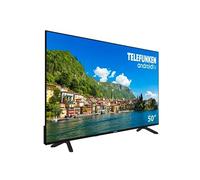 Telefunken 50DTUA523 - Android TV 50 Pulgadas 4K Ultra HD, Diseño sin Marcos, HDR10, Dolby Vision, Bluetooth, Chromecast Integrado, Compatible con Google Assistant, Dolby Atmos
