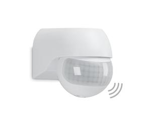 TELEFUNKEN - Detector de Movimiento, Sensor de Movimiento 180°, Alcance máx. 12 m, Incluye Ajuste de Tiempo, máx. 2000 W, IP44, Blanco, 77 x 55 x 70 mm (Largo x Ancho x Alto).