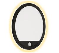 Telefunken LED Exterior Negro Ø28cm IP44 15W Blanco Neutro 4000K Sensor