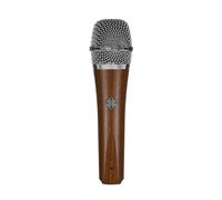 Telefunken M80 Micrófono vocal dinámico supercardioide de mano, acabado de madera de cerezo