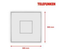Telefunken Panel LED Magic Cento plata CCT RGB 60x60cm EC:EPREL:1397950