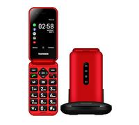 Telefunken S740 Teléfono Móvil, Rojo